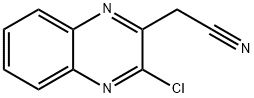 2-(3-chloroquinoxalin-2-yl)acetonitrile,68350-65-2,结构式
