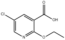 5-Chloro-2-ethoxypyridine-3-carboxylic acid Struktur