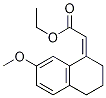 Ethyl2-(3,4-Dihydro-7-Methoxy-1(2H)-naphthalenylidene)acetate Struktur