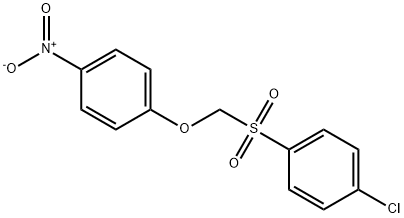 1-chloro-4-[(4-nitrophenoxy)methylsulfonyl]benzene,68360-59-8,结构式