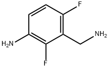 Benzenemethanamine, 3-amino-2,6-difluoro- (9CI) Structure