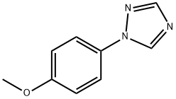 1-(4-甲氧基苯基)-1H-1,2,4-三唑 结构式