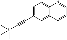 6-((TriMethylsilyl)ethynyl)quinoline Structure