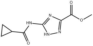 1H-1,2,4-트리아졸-3-카르복실산,5-[(시클로프로필카르보닐)아미노]-,메틸