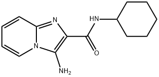 Imidazo[1,2-a]pyridine-2-carboxamide, 3-amino-N-cyclohexyl- (9CI) Structure