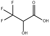 3,3,3-トリフルオロ乳酸 化学構造式