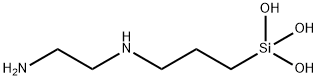 α-[3-[(2-アミノエチル)アミノ]プロピル]シラントリオール 化学構造式