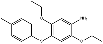 2,5-二乙氧基-4-((4-甲基苯基)硫)苯胺, 68400-48-6, 结构式