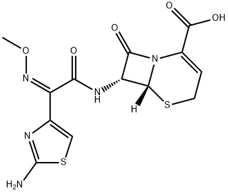 头孢唑肟,68401-81-0,结构式