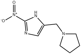 2-Nitro-4-(1-pyrrolidinylmethyl)-1H-imidazole Structure