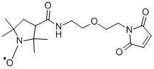 68407-07-8 3-[2-(2-马来酰亚氨基乙氧基)乙氨基甲酰]-2,2,5,5-四甲基-1-吡咯烷-1-氧基自由基