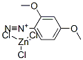 2,4-dimethoxybenzenediazonium trichlorozincate,68413-58-1,结构式