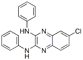 6-クロロ-N,N'-ジフェニル-2,3-キノキサリンジアミン 化学構造式