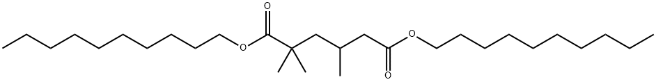 didecyl 2,2,4-trimethyladipate ,68426-01-7,结构式