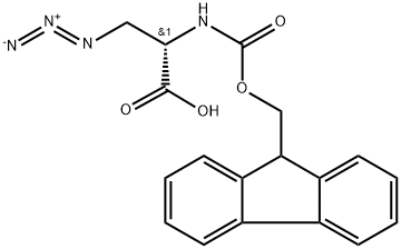 FMOC-3-アジド-L-アラニン 化学構造式