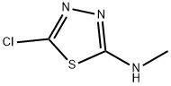 1,3,4-Thiadiazol-2-amine,  5-chloro-N-methyl- 化学構造式