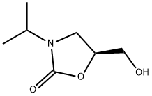 2-Oxazolidinone,5-(hydroxymethyl)-3-(1-methylethyl)-,(5S)-(9CI) 化学構造式