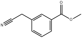 Methyl 3-(cyanomethyl)benzoate 化学構造式