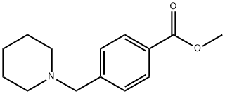 4-(1-哌啶基甲基)苯甲酸甲酯,68453-37-2,结构式