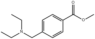4-((ジエチルアミノ)メチル)安息香酸メチル 化学構造式