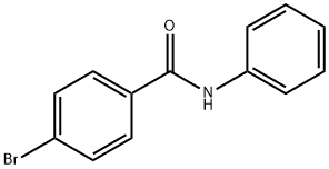 N-苯基-4-溴苯甲酰胺 结构式