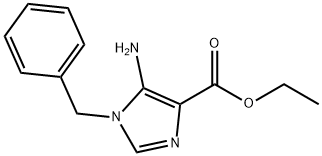 5-氨基-1-苄基-1H-咪唑-4-羧酸乙酯,68462-61-3,结构式