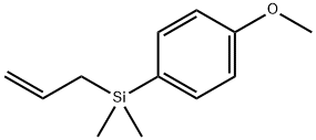 烯丙基(4 -甲氧基苯基)二甲基硅烷,68469-60-3,结构式