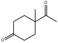 4-乙酰基-4-甲基环己酮,6848-93-7,结构式