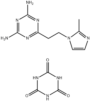 1,3,5-Triazine-2,4,6(1H,3H,5H)-trione, compd. with 6-2-(2-methyl-1H-imidazol-1-yl)ethyl-1,3,5-triazine-2,4-diamine (1:1)