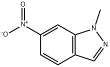 1-METHYL-6-NITRO-1H-INDAZOLE Struktur