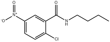 N-butyl-2-chloro-5-nitrobenzamide Structure