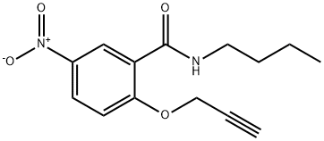N-부틸-5-니트로-2-(2-프로피닐옥시)벤즈아미드
