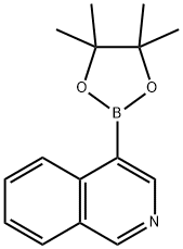 4-(4,4,5,5-テトラメチル-1,3,2-ジオキサボロラン-2-イル)イソキノリン price.