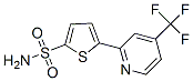 2-THIOPHENESULFONAMIDE, 5-[4-(TRIFLUOROMETHYL)-2-PYRIDINYL]- 结构式