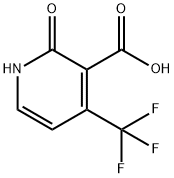 2-Hydroxy-4-(trifluoromethyl)nicotinic acid Structure