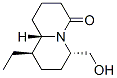 4H-Quinolizin-4-one,9-ethyloctahydro-6-(hydroxymethyl)-,(6S,9R,9aS)-(9CI) Structure