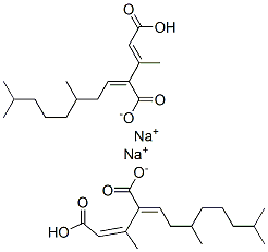 disodium (Z,E)-(.+-)-4-(3,7-dimethyloctylidene)-3-methylpent-2-en-1,5-dioate|