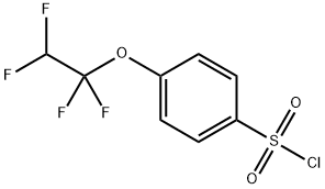 p-(1,1,2,2-tetrafluoroethoxy)benzenesulphonyl chloride Struktur