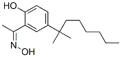 1-(2-hydroxy-5-tert-nonylphenyl)ethan-1-one oxime Structure