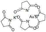 2,5-ピロリジンジオン/金(III)/カリウム,(4:1:1) 化学構造式