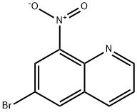 6-ブロモ-8-ニトロキノリン 化学構造式