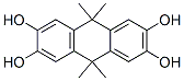 9,10-dihydro-9,9,10,10-tetramethylanthracene-2,3,6,7-tetrol ,68527-81-1,结构式