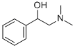 1-PHENYL-2-DIMETHYLAMINOETHANOL 结构式