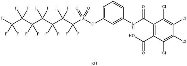 칼륨2,3,4,5-테트라클로로-6-[[[3-[[(펜타데카플루오로헵틸)술포닐]옥시]페닐]아미노]카르보닐]벤조에이트