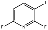 2,6-ジフルオロ-3-ヨードピリジン 化学構造式
