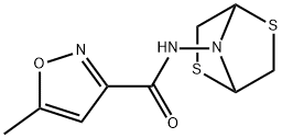 3-Isoxazolecarboxamide,N-2,5-dithia-7-azabicyclo[2.2.1]hept-7-yl-5-methyl-,685542-19-2,结构式