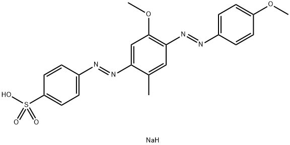 Natrium-4-((5-methoxy-4-((4-metho-xyphenyl)azo)-2-methylphenyl)azo)-benzolsulfonat