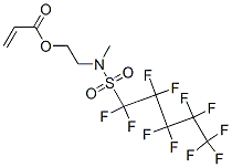 2-(methyl-(1,1,2,2,3,3,4,4,5,5,5-undecafluoropentylsulfonyl)amino)ethyl prop-2-enoate Structure