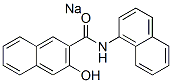 N-(1-ナフチル)-3-ソジオオキシ-2-ナフタレンカルボアミド 化学構造式