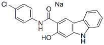 sodium N-(4-chlorophenyl)-2-hydroxy-9H-carbazole-3-carboxamidate  Struktur